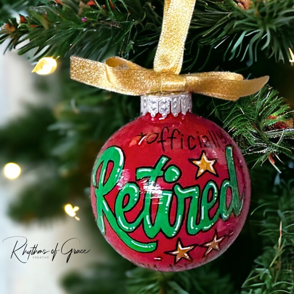 Christmas Retirement Ornament: Officially RETIRED - Not My Problem Anymore! - Picture 1 of 12